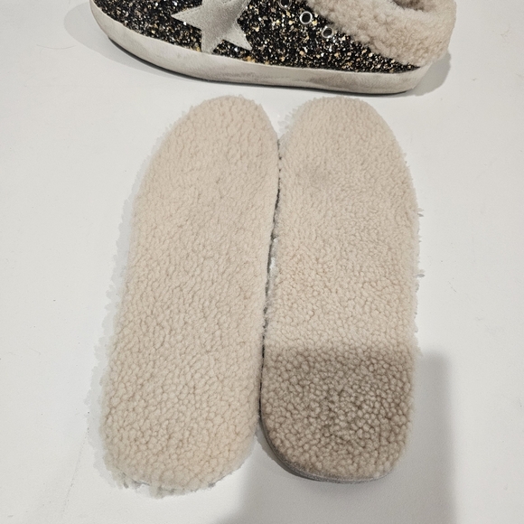 Golden Goose Super-Star Sabot with glitter and shearling interior - Picture 8 of 9